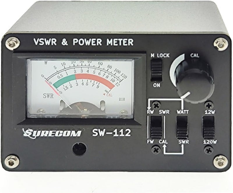Mcbazel مقياس الطاقة و V.S.W.R. Surecom SW-112HF 1.5-60MHz 120W - Image 1